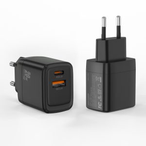 D Series YS-20DUC-BALCK-EU Type-C + USB-A